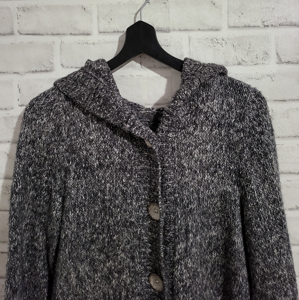 Prana‎ Willow Duster Cardigan Grey size S - Picture 4 of 10